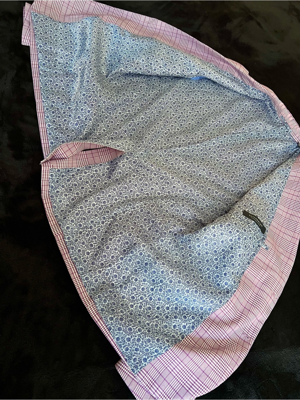 Tailorbyrd Purple and White Plaid Blazer - Picture 9 of 11